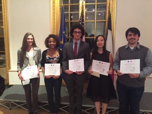 Prix d'éloquence 2016 winners           